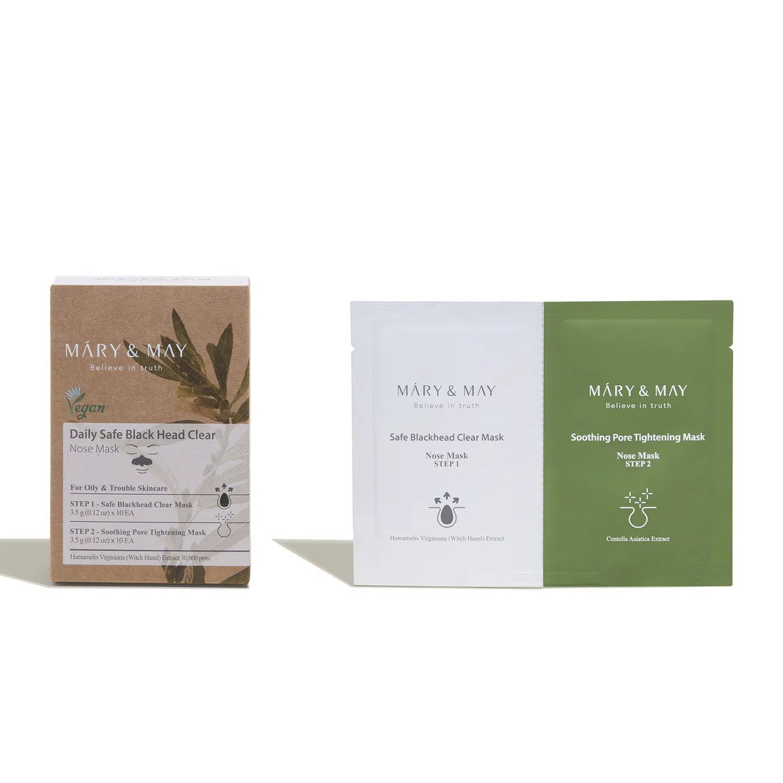 Mary&May Daily Safe Clear Nose Mask (10EA)