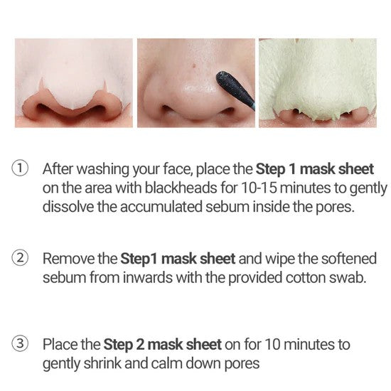 Mary&May Daily Safe Clear Nose Mask (10EA)