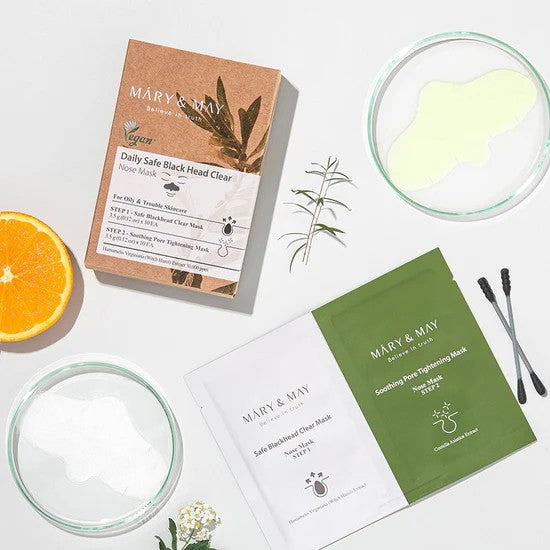 Mary&May Daily Safe Clear Nose Mask (10EA)