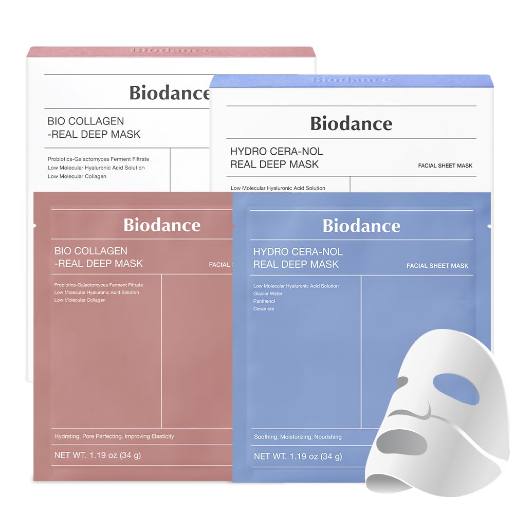 [BIODANCE] [EN][4ea] Bio-Collagen Real Deep Mask 4ea