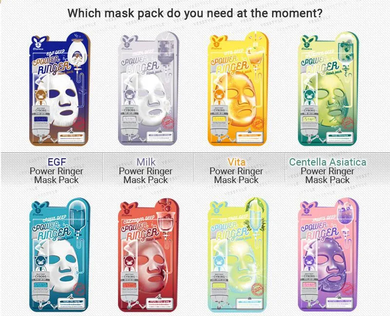 Elizavecca Deep Power Ringer 10 Type Mask Packs