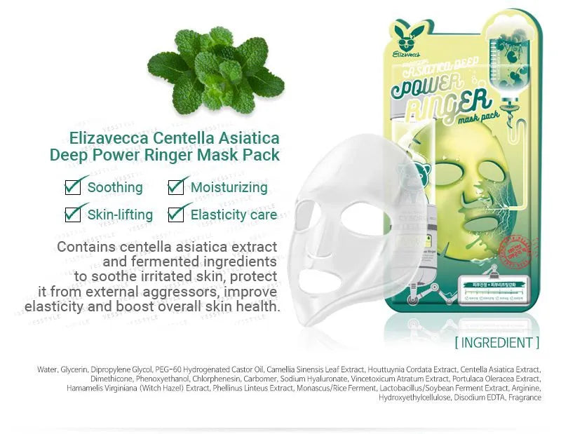 Elizavecca Deep Power Ringer 10 Type Mask Packs