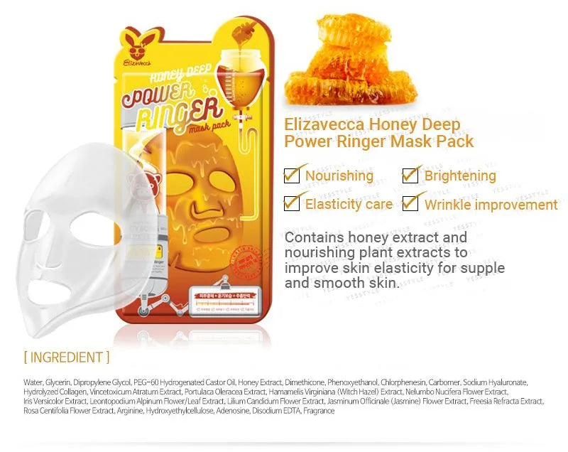 Elizavecca Deep Power Ringer 10 Type Mask Packs