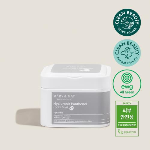 [Mary&May] (30pcs) Hyaluronic Panthenol Hydra Mask