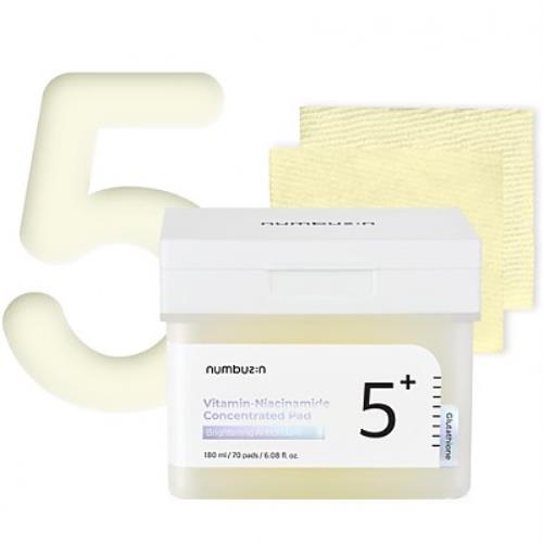 [Numbuzin] No.5 Vitamin-Niacinamide Concentrated Pad 180ml(70Pads)